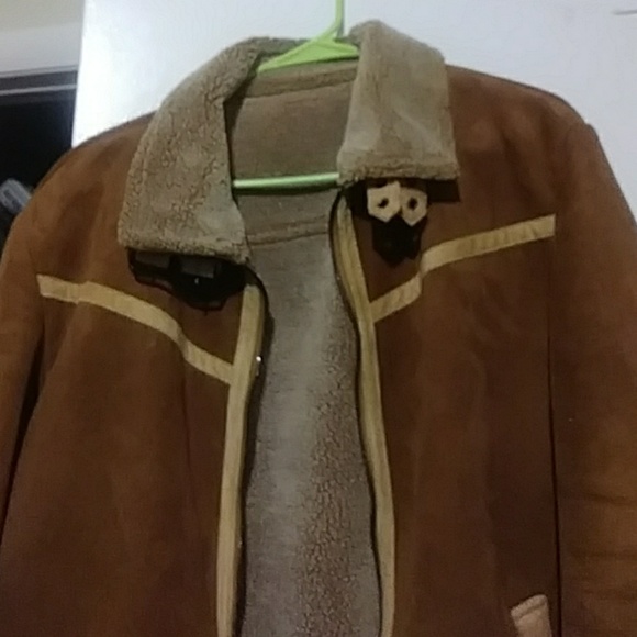 Beautiful cognac sherlin suede jacket brand new i - Picture 2 of 4